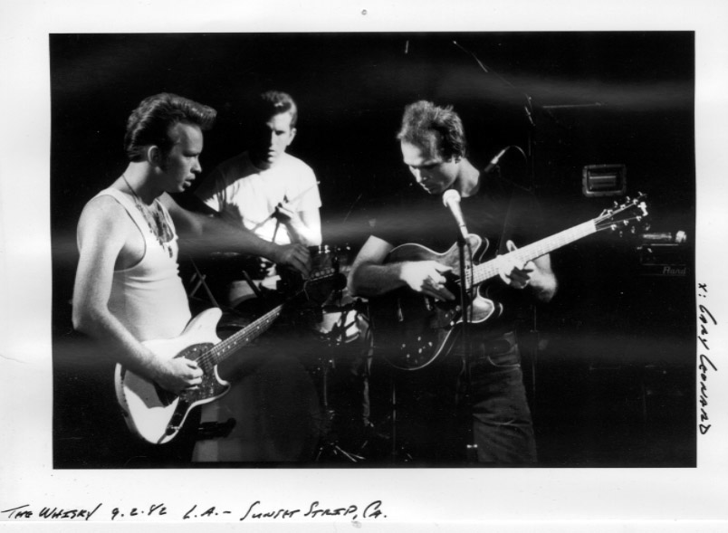 Dave Alvin, Bill Bateman, Phil Alvin @ Whiskey a Go Go, 1982